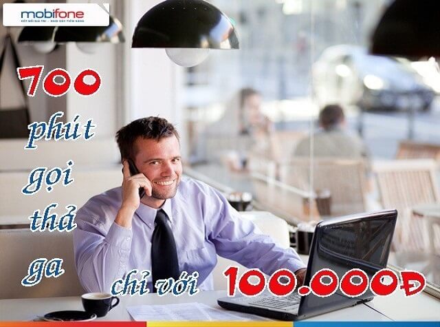 Gọi điện thả ga khi đăng ký gói cước CM100 Mobifone