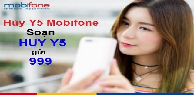 Hướng dẫn cách hủy gói cước Y5 Mobifone